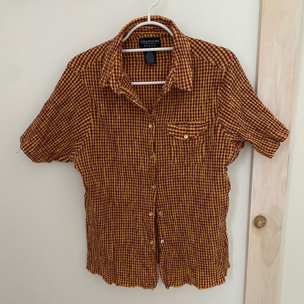 Wrangler Blues Western Shirt Sz. L